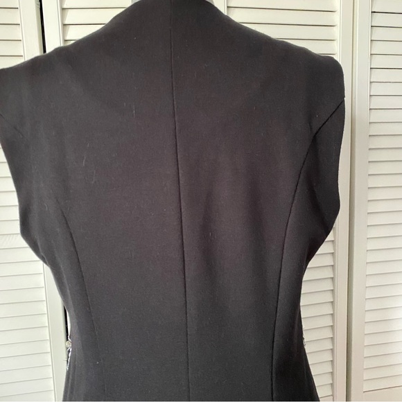 Vintage Joseph Ribkoff long line vest topper with embellishments L - Picture 9 of 15